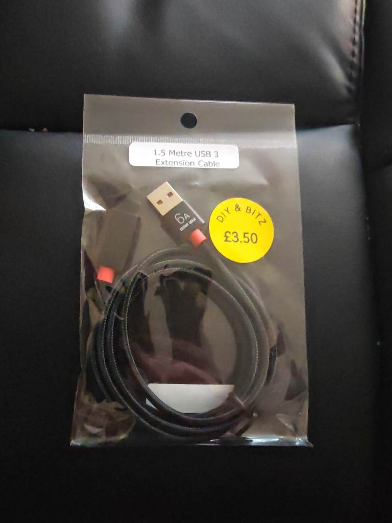 USB extension cable 1.5 metres 