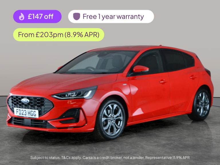 2023 Ford Focus 1.0 EcoBoost Hybrid mHEV 155 ST-Line Edition 5dr HATCHBACK PETROL Manual