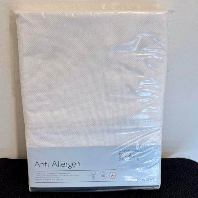 John Lewis Polypropylene Anti-Allergy Duvet Protector Single £15.