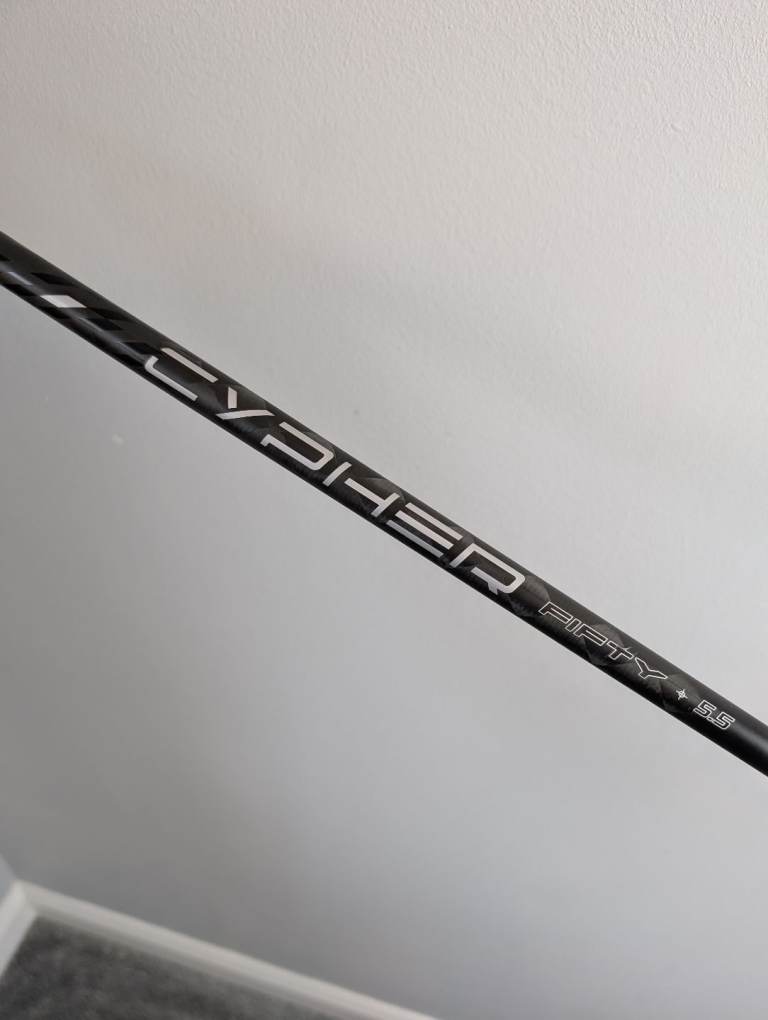 Project X Cypher Fifty Driver Shaft  Regular Flex TaylorMade Tip 2nd Gen SIM 2