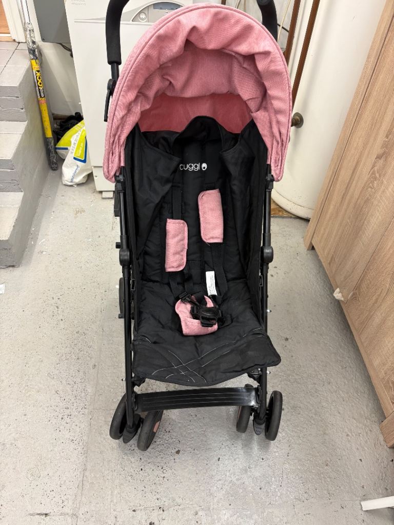 Cuggl Pink Stroller – Good Condition, £25.00 for Sale