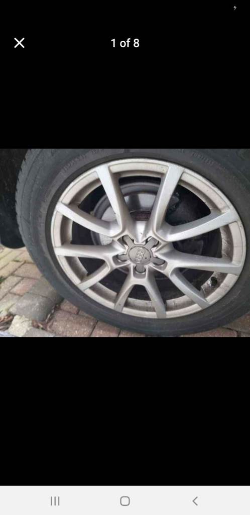 Audi Q5 2010 original wheels 