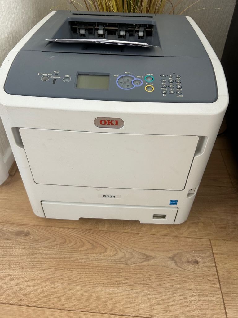 Oki b731 monochrome led laser printer great working condition 