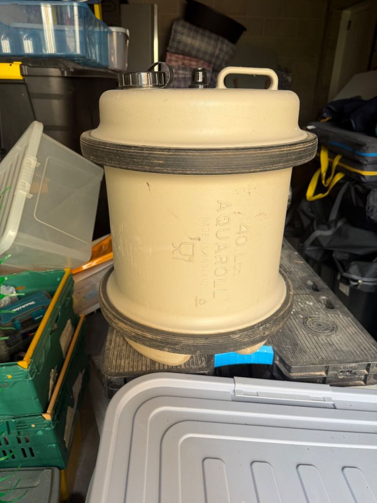 Aqua Roll Water Butt with Winter Jacket