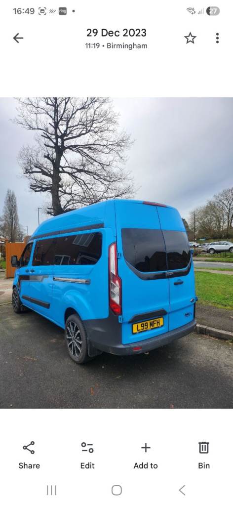 Ford, TRANSIT CUSTOM, Panel Van, 2014, Manual, 2198 (cc)