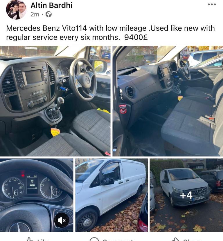 Mercedes-Benz, VITO, Panel Van, 2019, Manual, 2143 (cc)