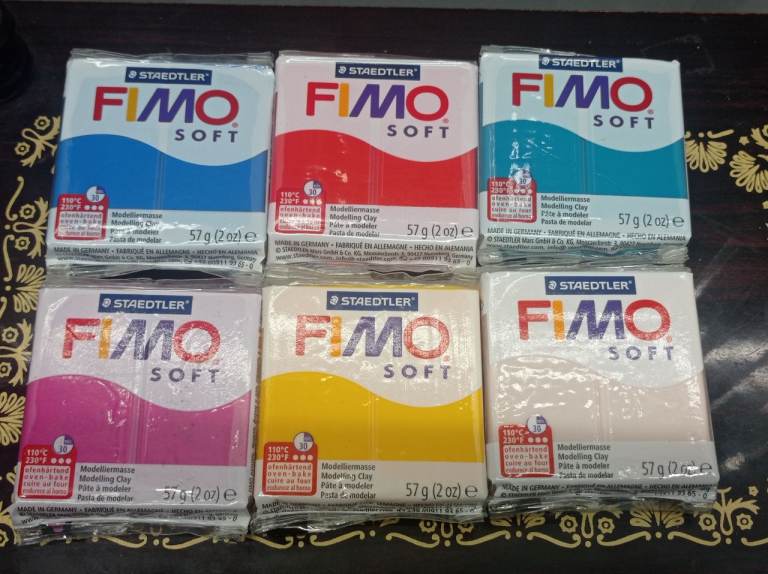 6 FIMO Soft Polymer Modelling Clay