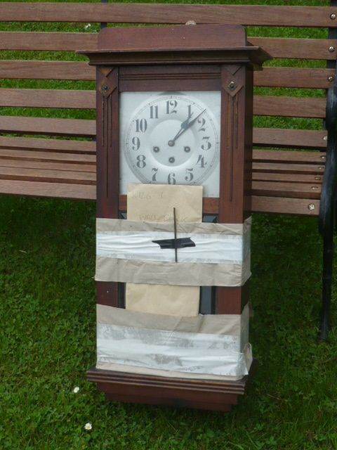 Antique German wall clock