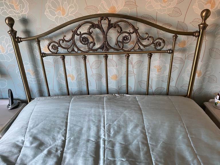 Antique Brass Headboard