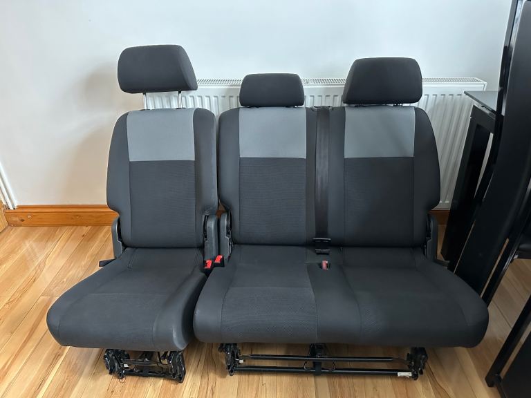 VW CADDY MAXI SECOND (2ND) ROW MIDDLE REAR SEATS MK4/MK3 03-20 VOLKSWAGEN C20 LIFE TDI GENUINE