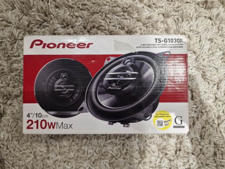 NEW PIONEER TS G1030F SPEAKERS - 4 INCH