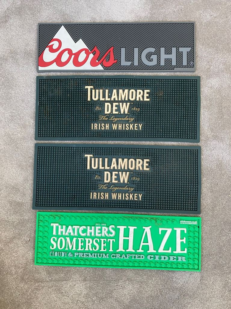 Genuine Top Quality Pub Bar Mats - Immaculate Condition - Genuine Pub Issue