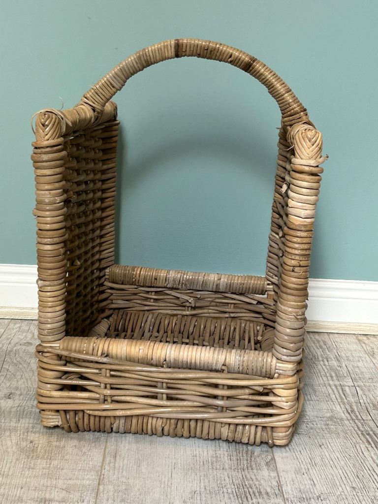 Wicker Log Basket