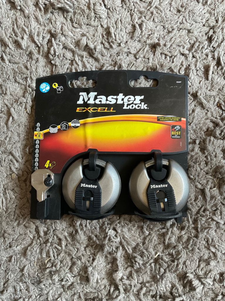Master locks brand new 