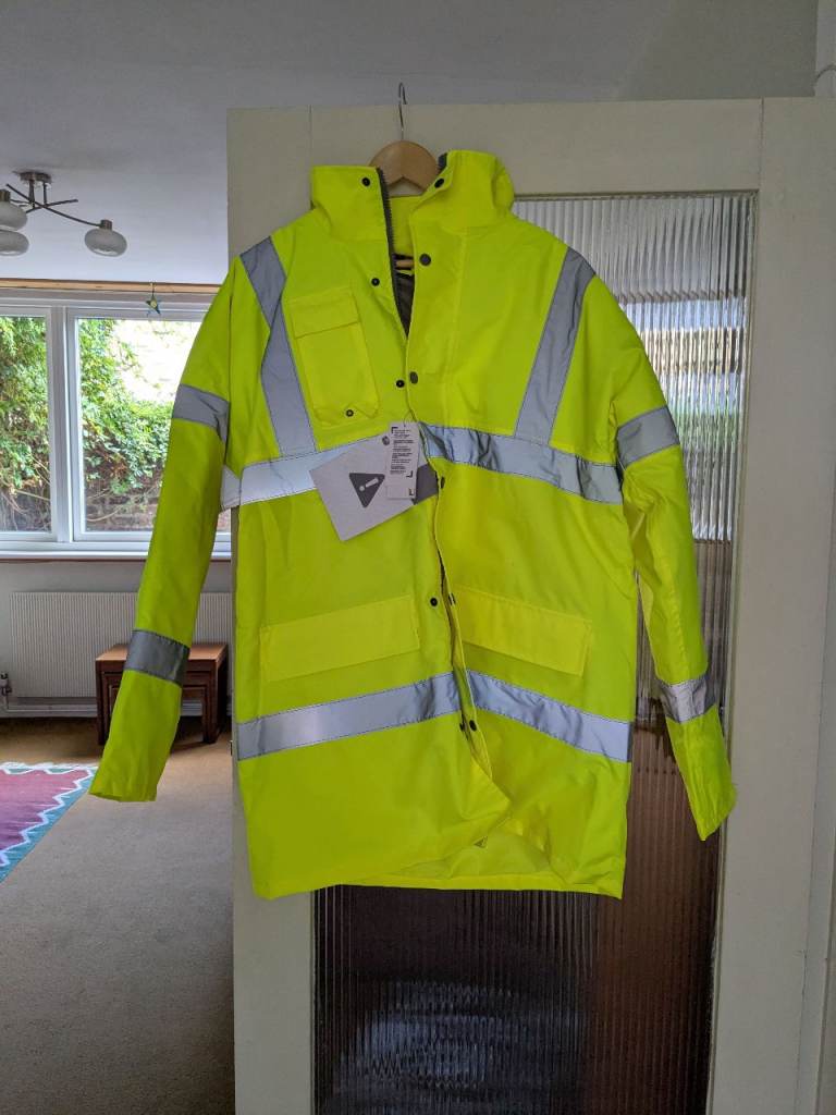 Hi Viz Padded Traffic jacket : brand new never worn 
