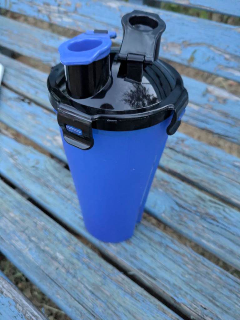 Travel Pet Food & water cup - bottle, dog