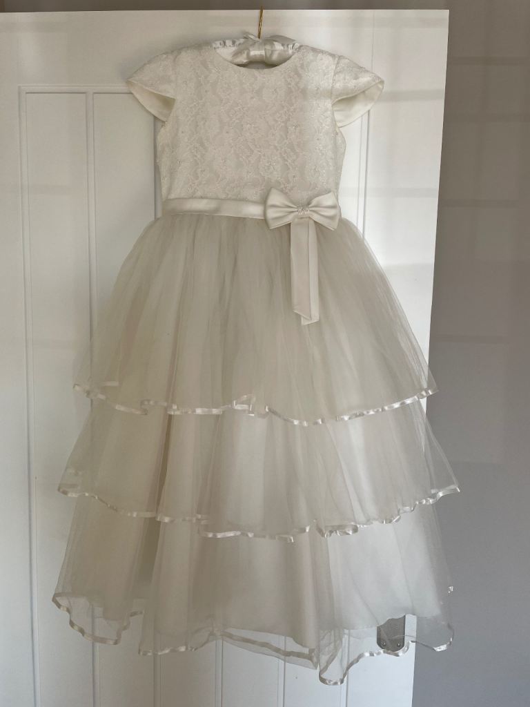 sarah louise bridesmaid dresses Sarah Louise Ceremonial Ballerina Length Dress 070155 – Bluebells  Childrenswear main image 1