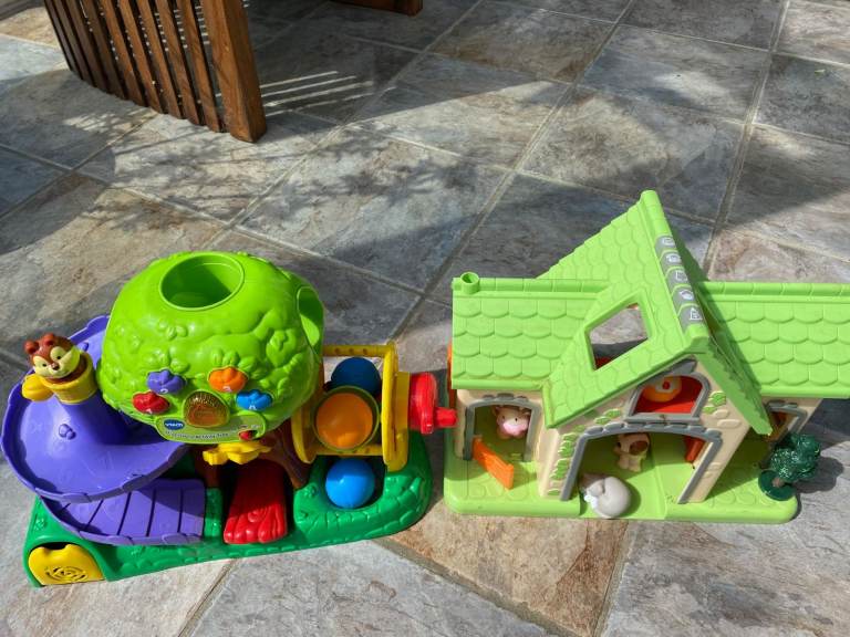 Bundle of ELC Farm + Figures And VTech Discovery Activity Tree 
