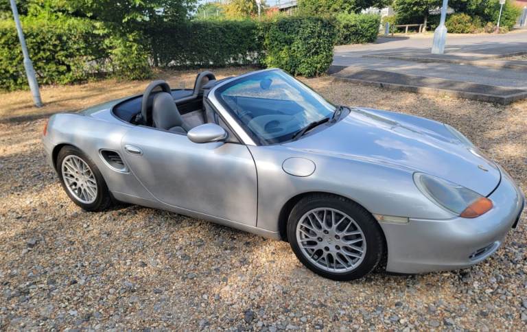 Porsche BOXSTER with hardtop, 2.5 petrol manual, service records, long MOT