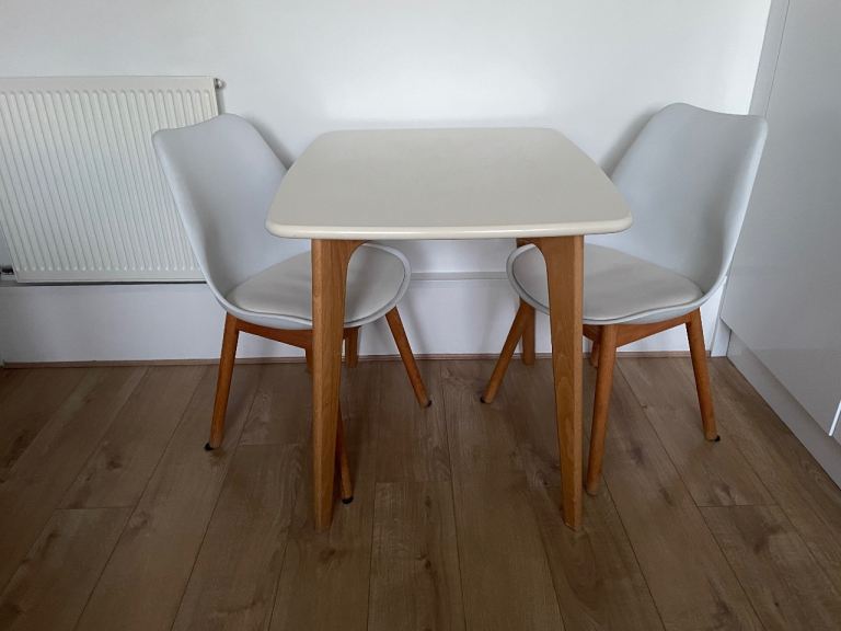 Dining table and chairs (Made . com)