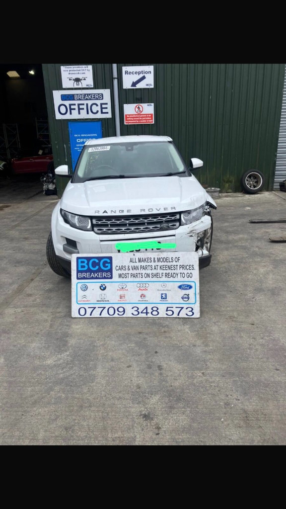 2015 range rover evoque parts breaking