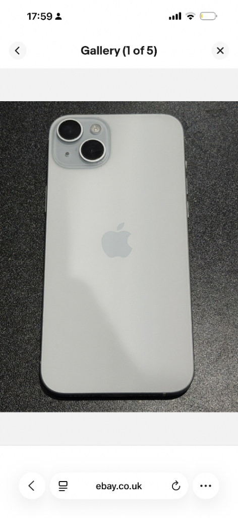 iPhone 15 plus’s white