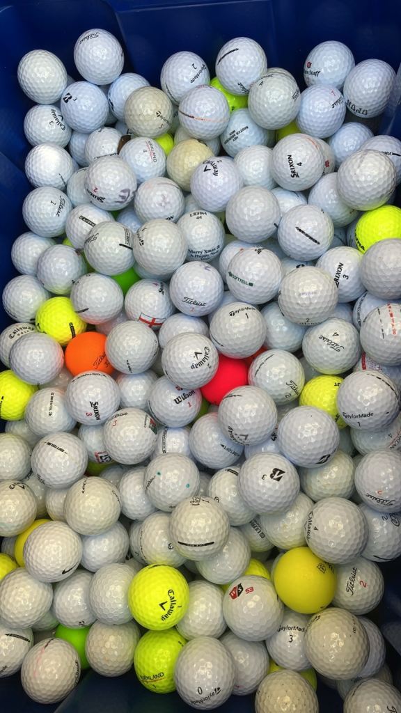 Mixed quality golf balls 30 