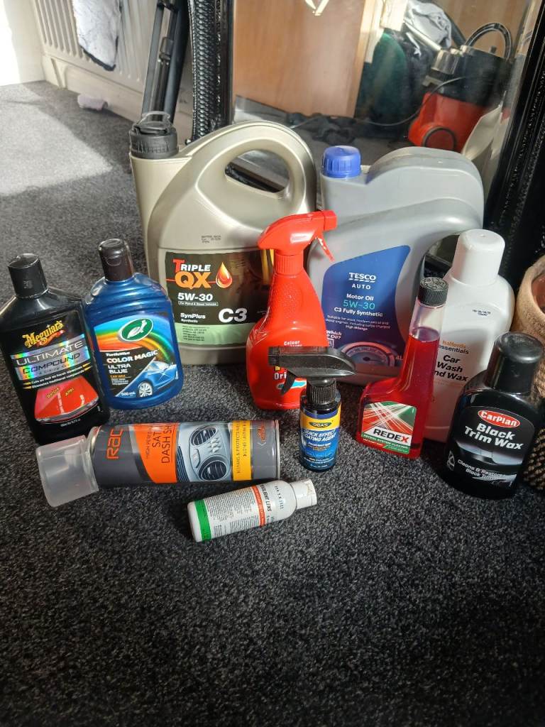 Car cleaning and maintenence bundle job lot