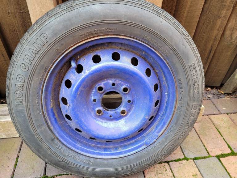 2 Of TRAILER WHEELS PAIR 13 INCH 100 PDC 57mm CENTRE BORE Spare Wheels