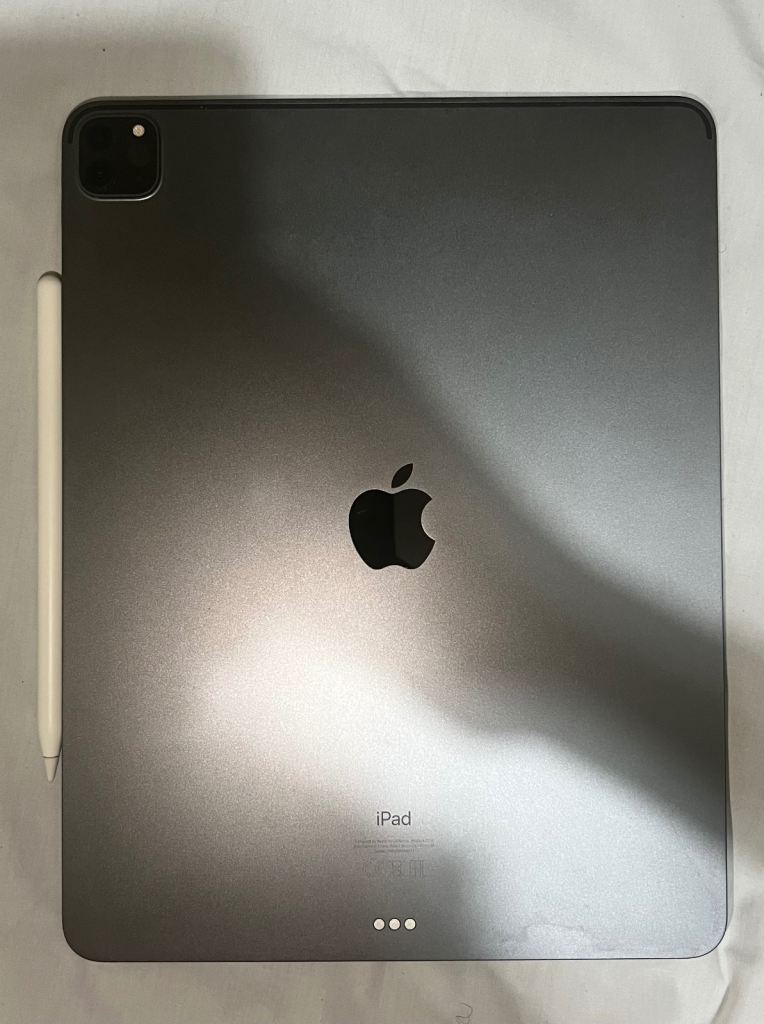 Apple iPad Pro 12.9” (4th Gen, 2020) 256GB Wi-Fi + Apple Pencil 2 + Case + Paperlike