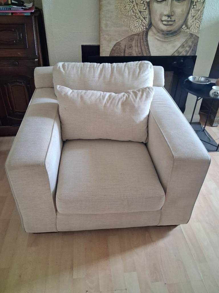 Free sofa - ready for collection .