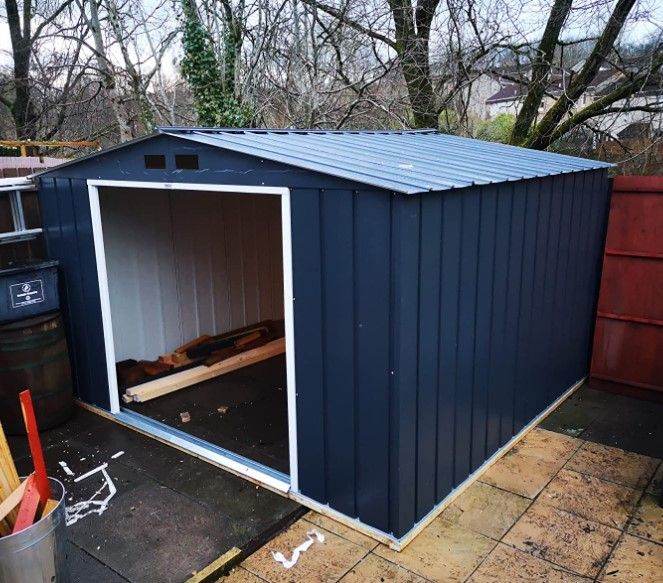 Weatherproof Rust Resistant Metal Garden Shed | Long-Lasting Storage Unit