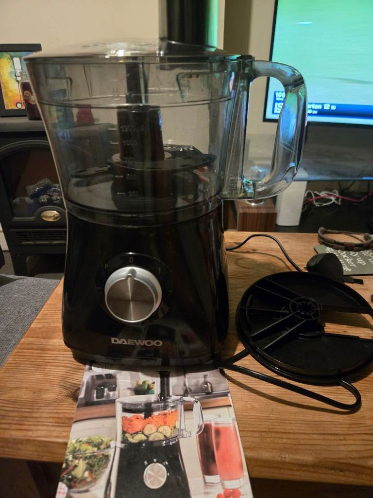 Daewoo Food Processor - Black, Good Condition