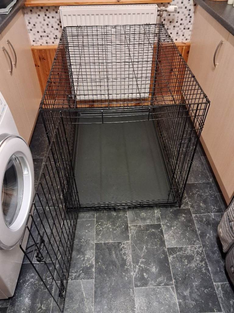 Large single door dog cage