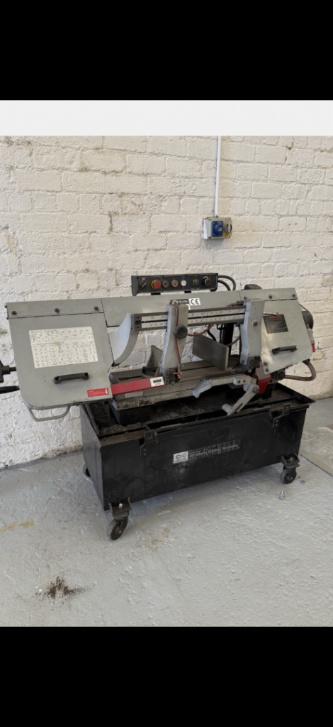 Metal Cutting Band Saw on Wheels – Fair Condition