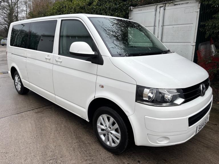 2014 Volkswagen Transporter Shuttle T5.1 2.0 TDi SE 9 Seater LWB 102PS Minibus **NO VAT** MPV Die...
