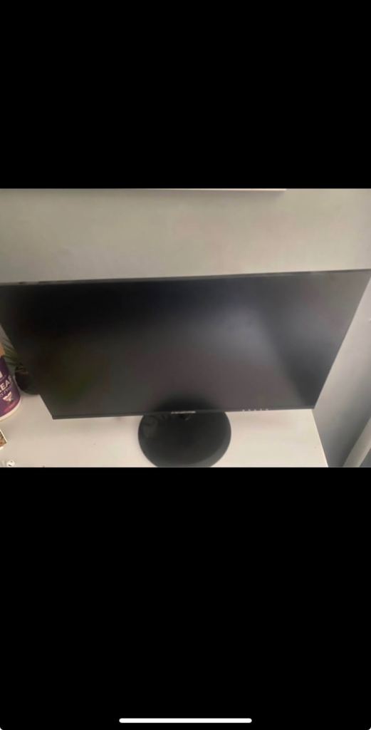 Black Computer Monitor – Good Condition