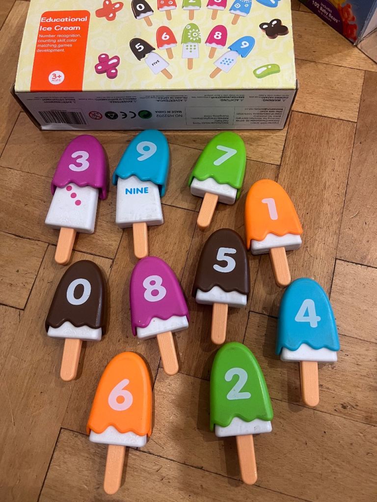 Ice cream learning toy
