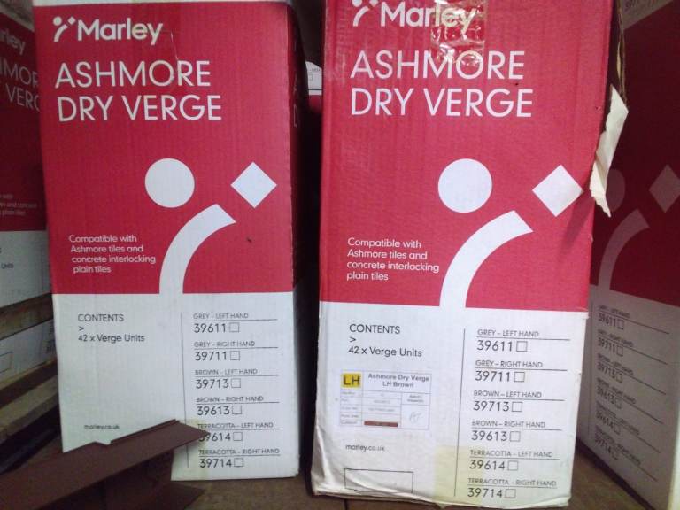 Marley Ashmore Dry Verge | Grey or Brown | Right AND Left 