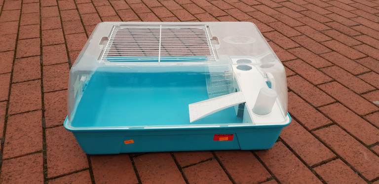 Small Animal Cage Blue