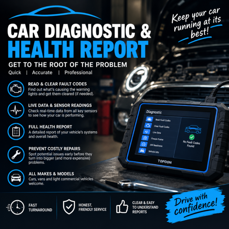 🚗 Car Diagnostic & Health Report 🔧