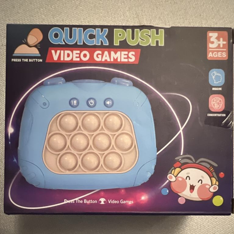 Quick Push Handheld Electronic Video Game, Age 3-4 Years, DD1808-111