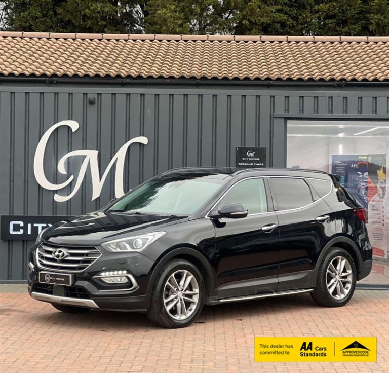 2016 Hyundai Santa Fe 2.2 Santa Fe Premium SE Blue Drive CRDi Auto 4WD 5dr SUV Diesel Automatic