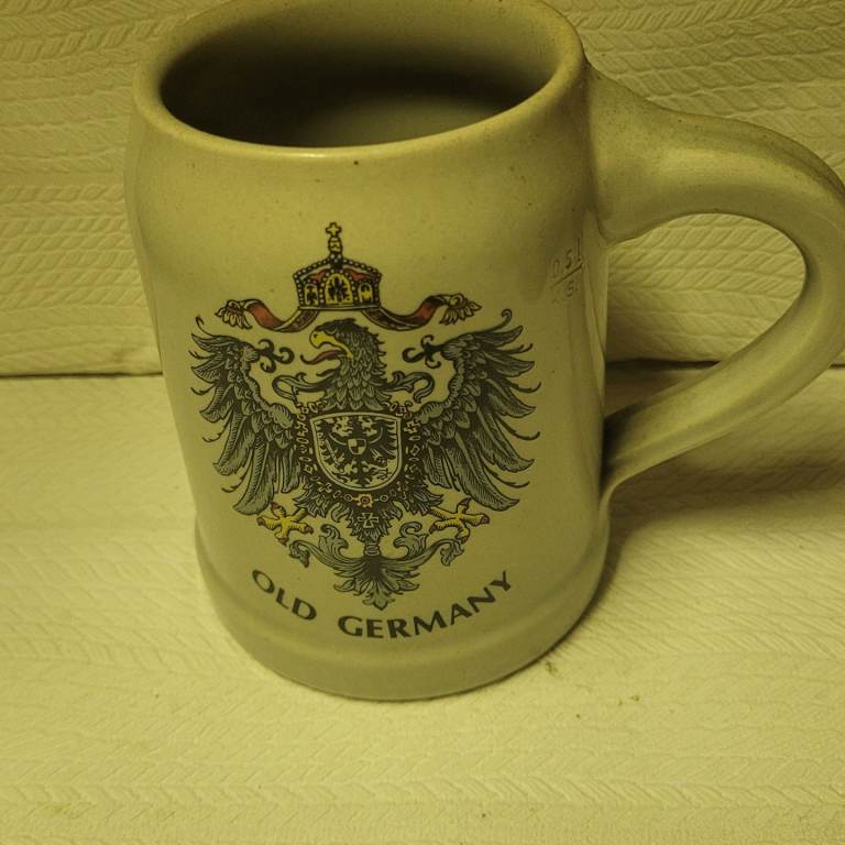 Kunst Palette Regnitzlosau Bavaria Old Germany Weimar Eagle Tankard Stein 5 inch