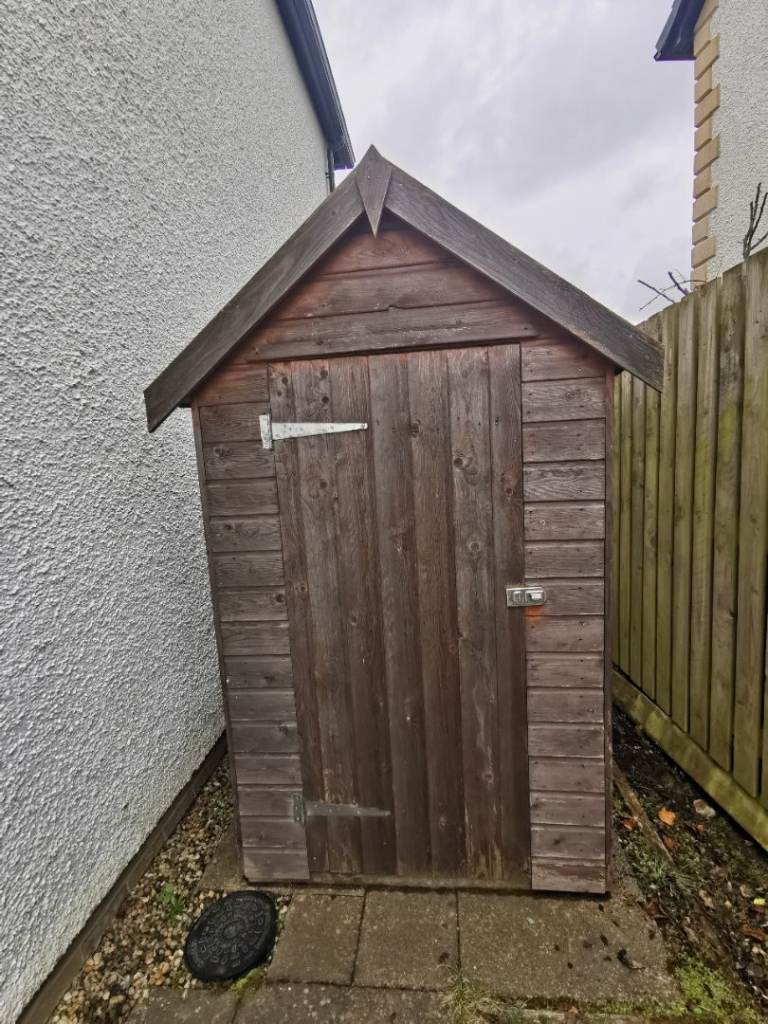 6x4 wooden apex shed