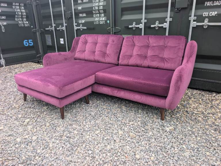 DFS French connection Camden L-shape sofa - like new - delivery available 