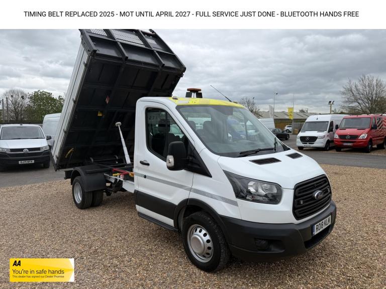 2018 Ford Transit 2.0 350 EcoBlue 1-Way Tipper 2dr Diesel Manual RWD L2 Euro 6 (1-Stop) (130  Tip...