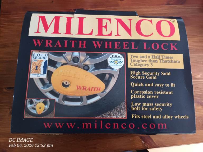 Milenco Wraith Lock , new