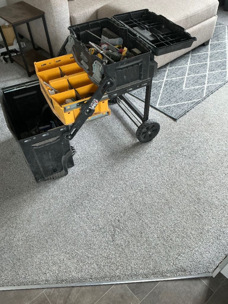 DeWalt Cantilever site tool box. 