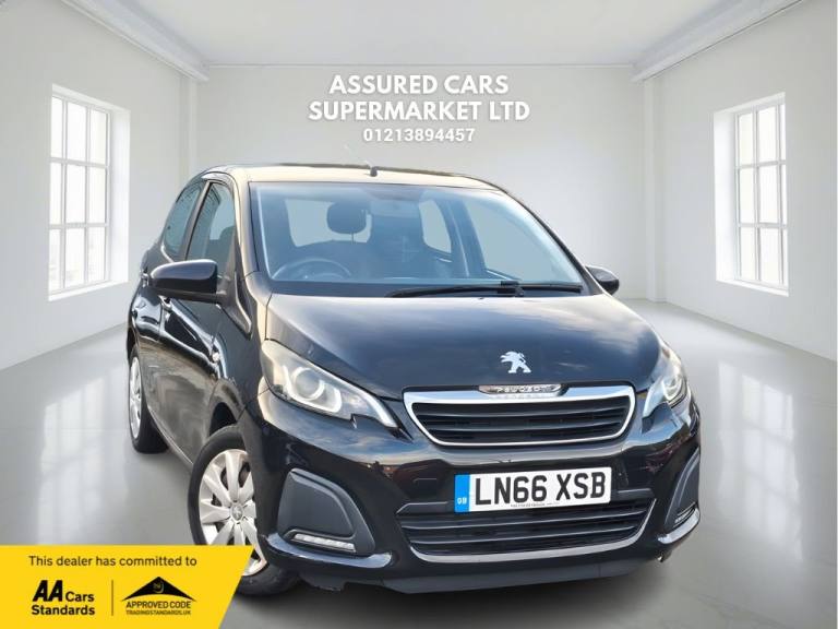 2016 Peugeot 108 1.0 Active Hatchback 5dr Petrol 2 Tronic Euro 6 (68 ps) Hatchback Petrol Automatic
